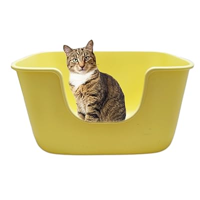 猫トイレ 本体 猫用トイレ ねこトイレ オープンタイプ 大きい 多猫 ネコ清潔用品 飛散防止