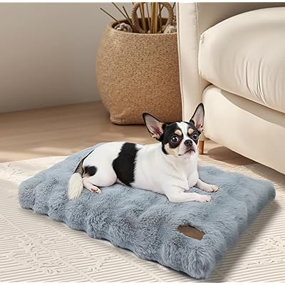 乐天商城 - 犬用ベッド 小型犬 洗える 冬 夏 丈夫 グレー ペットベッド クッション 噛んでも破れない 防