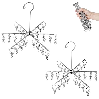 ピンチハンガー 折り畳み 24ピンチ 2個セット 物干しハンガー 洗濯ハンガー ハンガー ステン