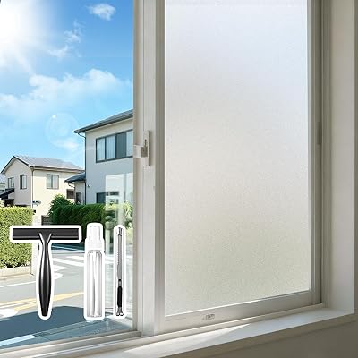 窓ガラス目隠しフィルム 目隠しシート すりガラスシート 結露防止シート 窓 防寒 断熱シー