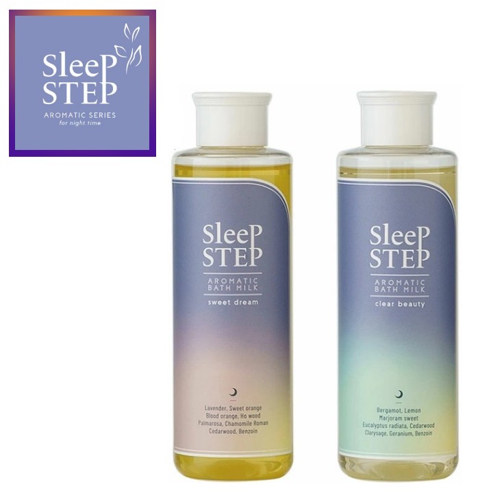 SLEEP STEP バスミルク 200ml スリープステップ (入浴剤 お風呂 温まる 不眠症 快眠 リラックス)