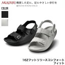 サンダル アーチフィッター 162 フットリリース コンフォートフィット (レジャー 旅行 コンフォートサンダル スポーツサンダル サンダル 軽量 外反母趾)