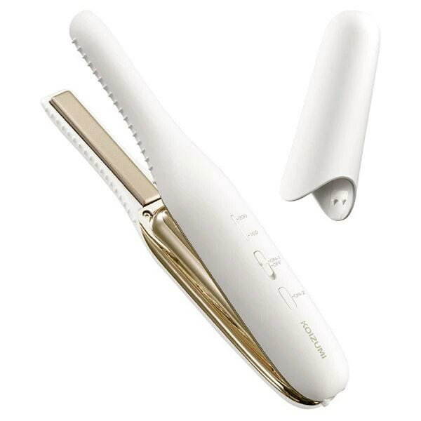 コイズミ コードレス ストレートアイロン KHS8650W KHS-8650/W 持ち運び 海外旅行 機内持ち込み可能 小型 ミニ 充電式 ヘアアイロン 最高温...