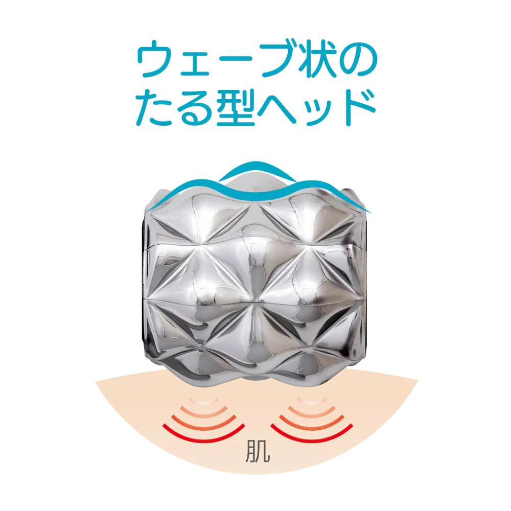 Cellsh ウェーブフェイシャルローラー (セルシュ 美顔器 フェイシャル マッサージ ...