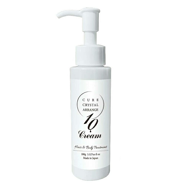 キュアクリスタル アレンジクリーム 10 髪＆肌（ボディ）用 100g 植物由来オイル配合