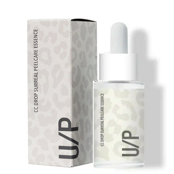 商品名 UP CCドロップ サーリアルピールケアエッセンス 45ml 商品説明 お肌を育てる美容液 作ったのは無駄を省いた「コンプレックスサポート美容液」 発酵コラーゲン水+CICA水 発酵コラーゲン水:5％グリセリンと同等の保湿効果 CICA:お肌を整えるツボクサ由来の3つの成分 CCドロップは発酵コラーゲン水とCICA水をベースに、それぞれのお肌のお悩みをサポートする美容成分を ベストなバランスで配合した高濃度コンプレックス美容液です。本気の集中お悩みケアが行えます。 角質ケアコンプレックス ガラクトミセス/シラカンバ樹液発酵液と8種類のフルーツエキス、さらにプルーン酵素分解物をベストなバランスで配合。 肌馴染みがよく、古い角質にやさしくアプローチする、「角質ケアコンプレックス」です。 グリセリンフリー処方にしたことで荒れやすいお肌に安心してお使いいただけます。 こんなお肌の悩み、ありませんか？ ・ポツポツ、ザラつき ・毛穴の黒ずみ・詰まり ・Tゾーンのテカリ ・乾燥 ・くすみ、透明感がない ・小じわ、ハリ不足 年齢や肌タイプに関わらず、誰でも手軽に毎日できる 角質美容水「サーリアルピールケアエッセンス」 洗顔と化粧水の間にプラスワンするだけのサーリアルピールケアエッセンスを毎日スキンケアに取り入れる この「ピールケア習慣」が、美しさを毎日丁寧に積み上げていきます。 美しく満たされた角質層になれば 見た目が見違える 私たちが“肌”として見ているのは、まさしく角質の姿。 角質層の状態それ自体が肌の美しさを決めてしまうのです。 だから「サーリアルピールケアエッセンス」は単なる角質ケアを超え見た目にも美しい肌を育ててくれます。 まるで水のようなテクスチャーを、洗顔後に馴染ませるだけ こだわったのが、塗るだけの水のようなテクスチャー。 角質層のすみずみまで浸透することで、美しさの根源にアプローチしあなたの肌を洗練された状態に導いていきます。 毎日のスキンケアとして続けやすく、他のお手入れを邪魔しません。 お肌に余計なものは入っていないお肌にうれしいフリー処方 無香料、無鉱物油、無着色、パラベンフリー、エタノールフリー、防腐剤フリー、 シリコーンフリー、サルフェートフリー、紫外線吸収剤フリー、タルクフリー、グリセリンフリー 美容皮膚発想の「ピールケア習慣」をはじめよう！ 1日1回。洗顔後になじませるだけ。 内容量 45ml 使用方法 洗顔→サーリアルピールケアエッセンス→化粧水→機能性美容液→ゲル・ミルク・クリーム 洗顔後、適量を手に取りお顔全体になじませてください。 しっかりなじんだ後にいつものスキンケアをおこなってください。 ※1回スポイトワンプッシュ朝晩のご使用で約1ヶ月 成分 乳酸桿菌/加水分解コラーゲン発酵液エキス、ツボクサ葉水、水、ガラクトミセス/シラカンバ樹液発酵液、 BG、イソペンチルジオール、ペンチレングリコール、サンザシエキス、ナツメ果実エキス、グレープフルーツ果実エキス、 リンゴ果実エキス、オレンジ果汁、レモン果汁、ライム果汁、プルーン分解物、マデカッソシド、アシアチコシド、 エチルヘキシルグリセリン、1.2-ヘキサンジオール、アルギニン、ペンテト酸5Na、フィチン酸、酸化銀、クエン酸Na、 クエン酸 ご使用上の注意 ●お肌に異常が生じていないかよく注意して使用してください。 ●次のような場合には使用を中止して下さい。そのまま使用を続けますと、症状を悪化させることがありますので、 　皮膚科専門医等にご相談されることをおすすめします。 　（1）使用中に赤み・腫れ・かゆみ・刺激、色抜け（白斑等）や黒ずみなどの異常があらわれた場合 　（2）使用したお肌に直射日光があたって上記のような異常があらわれた場合 ●肌に異常がある場合（傷やはれもの・しっしん等）、異常のある部位にはご使用しないでください 。 発売元 ジャパンギャルズ キーワード 【ブランド】 UP CCドロップ サーリアルピールケアエッセンス 45ml 【仕様・特徴】 美白 美肌 透明感 白肌 美人 トーンアップ 簡単オフ 化粧下地 乳液 粉吹きしない ワントーンアップ 全身 せっけんで落とせる 日焼け止め 色補正 塗る メイドインジャパン made in japan 店頭人気 レビュー高評価 【対象・サイズ】 CHILD チャイルド チルドレン 子供用 キッズ KIDS メンズ 男性用 マン レディース 女性用 ウィメンズ ladies women 10代 20代 30代 40代 50代 60代 70代 80代 大きいサイズ 小さいサイズ 【用途】 夏用 真夏 猛暑 熱中症 海 プール 農業 畑 アウトドア バケーション スポーツ マラソン 野球 サッカー バスケットボール ソフトボール 水泳 旅行 おしゃれ オシャレ かわいい 大人 おでかけ 仕事 通勤 オフィス ビジネス 立ち仕事 レジャー 遊び ママ 育児 子育て 【シーズン】 春 夏 秋 冬 サマー SUMMER オータム ウィンター オールシーズン 年中 定番 SS AW FW 【お祝いに】プレゼント ギフト 贈りもの 贈り物 母の日 2021 誕生日 バースデー 敬老の日 クリスマス ホワイトデー 快気祝い 出産祝い 就職祝い ラッピング無料 ラッピングサービス 選べるラッピング 【サービス】 あす楽 交換 返品 楽ギフ 楽天プレミアム 学割【コンビニ受取対応商品】
