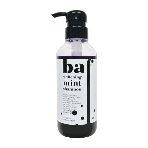 乐天商城 - ムラサキシャンプー baf ホワイトニング ミントシャンプー 300ml (イリヤ ムラシャン カラーシャンプー ひんやり クール 黄ばみ抑え キシまない)