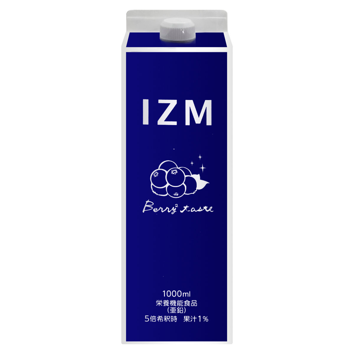 酵素ドリンク IZM BERRY BERRY TASTE 1000ml イズム ベリーベリーテイスト 栄養機能食品 ( 亜鉛 ) ブルーベリー味 植物発酵エキス、ブルーベリー コラーゲンペプチド プラセンタ ビタミン各種 亜鉛 腸活 ファスティング 腸内環境 nextmn-10008970 Next Field パッケージ画像