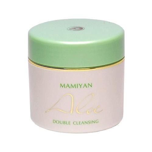 マミヤン アロエ ダブルクレンジング 105g 洗顔クリーム 肌トラブル キメ 整肌 保湿 潤い ほてり メイク 対策 予防 ケア マッサージ効果 キダチアロエ アロエ成分 アロエ配合 天然成分 マミヤンアロエ MAMIYAN ALOE