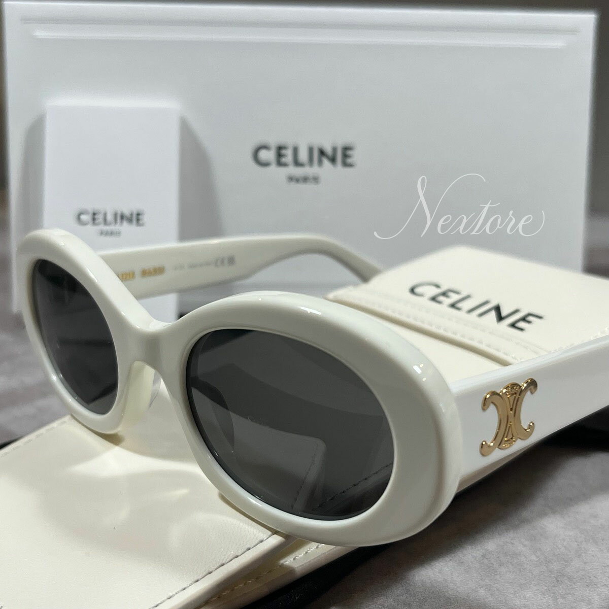 セリーヌ 新古品・未使用品 CELINE PARIS セリーヌ CL40194U CL 40194 U 25A フルリム スクエア イタリア製 サングラス メガネ 眼鏡 メンズ レディース 普段使い おしゃれ プレゼント ギフト 海外直輸入USED品 【送料無料】 クリスマス