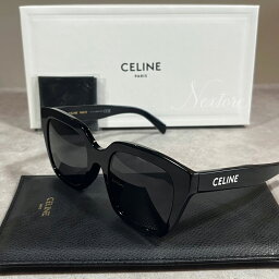 セリーヌ サングラス（レディース） 新古品・未使用品 CELINE PARIS セリーヌ CL40198F CL 40198 F 01A フルリム スクエア イタリア製 サングラス メガネ 眼鏡 メンズ レディース 普段使い おしゃれ プレゼント ギフト 海外直輸入USED品 【送料無料】 クリスマス