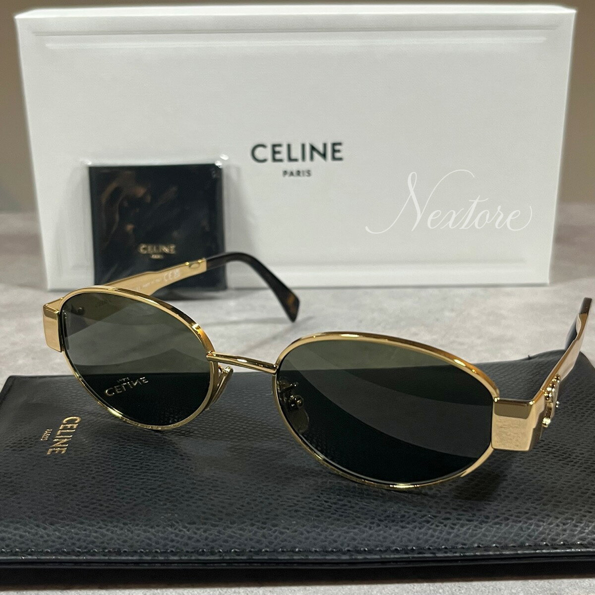 セリーヌ 新古品・未使用品 CELINE PARIS セリーヌ CL40235U CL 40235 U 30N フルリム スクエア イタリア製 サングラス メガネ 眼鏡 メンズ レディース 普段使い おしゃれ プレゼント ギフト 海外直輸入USED品 【送料無料】 クリスマス