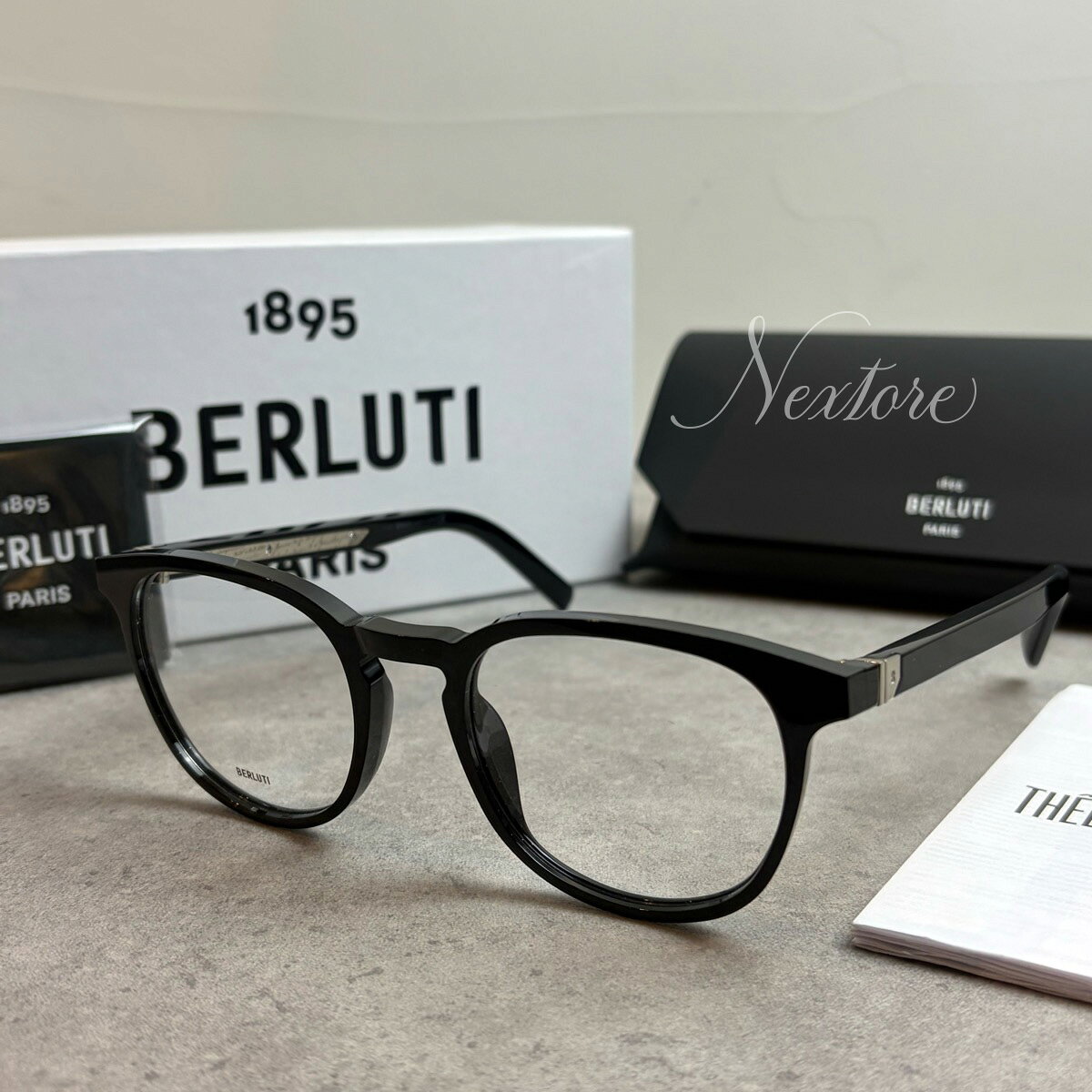 BERLUTI サングラス ブラウン ケース付き Berluti（ベルルッティ） 美品 サングラス 眼鏡 レザーケース付き