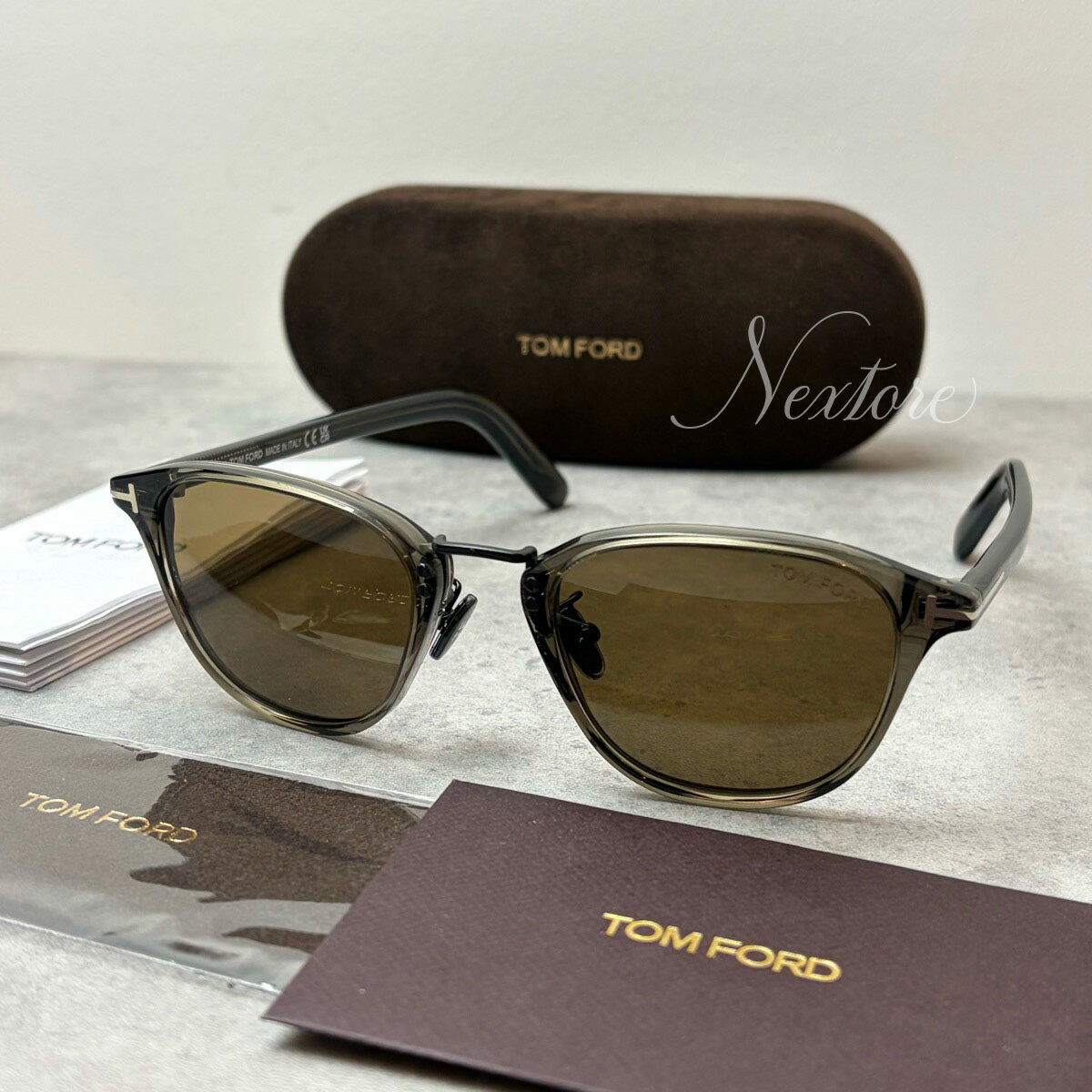 Rakuten - 【並行輸入品】【正規品・新品】TOMFORD トムフォード TF1049D FT1049D 20J イタリア製 サングラス メガネ 眼鏡 メンズ レディース TOM FORD トム フォード 伊達メガネ ビジネス 普段使い おしゃれ プレゼント ギフト クリスマス 送料無料