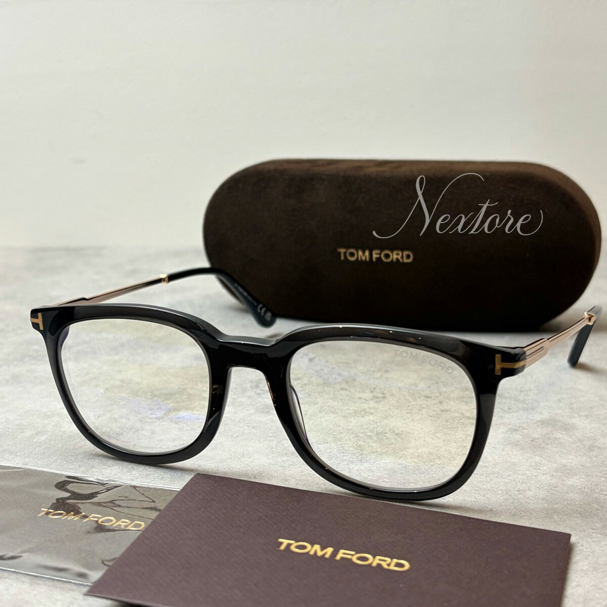 Rakuten - 【並行輸入品】【正規品・新品】TOMFORD トムフォード TF5904B FT5904B 005 イタリア製 サングラス メガネ 眼鏡 メンズ レディース TOM FORD トム フォード 伊達メガネ ビジネス 普段使い おしゃれ プレゼント ギフト クリスマス 送料無料