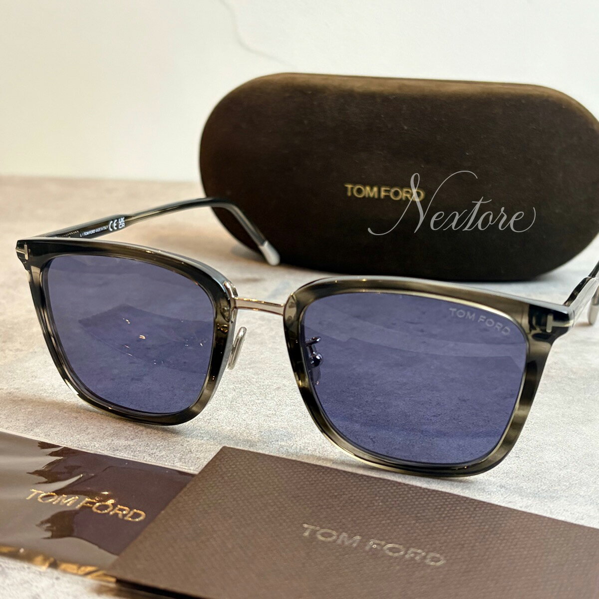 【エントリーで ポイント5倍 11/20 20:00~11/27 1:59】【並行輸入品】【正規品・新品】TOMFORD トムフォード TF949D FT949D 55V イタリア製 サングラス メガネ 眼鏡 メンズ レディース TOM FORD トム フォード 伊達メガネ ビジネス 普(4)