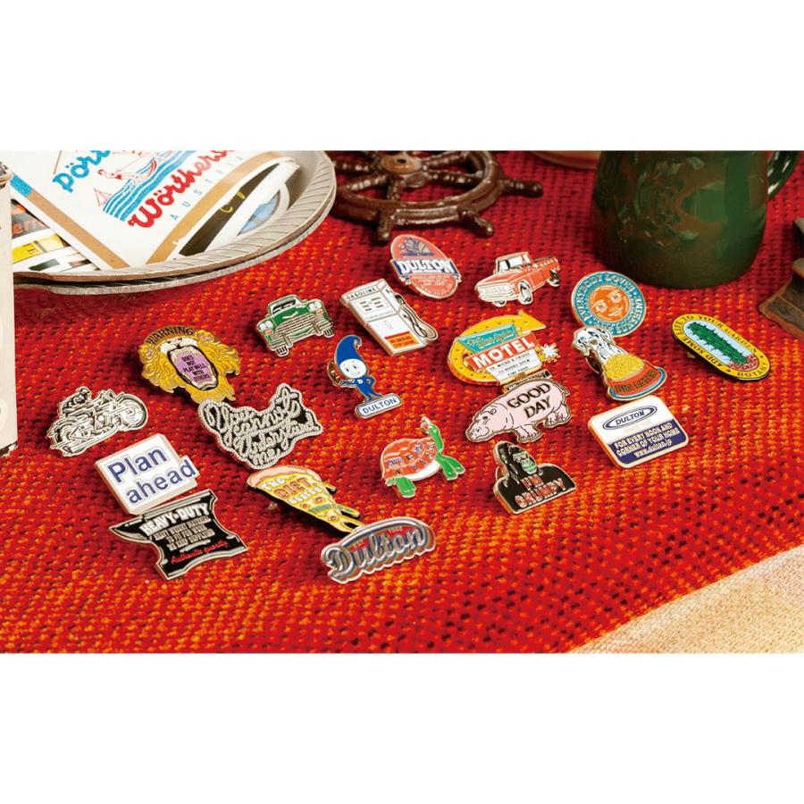 DULTON ダルトン PINS ピンズ コレクション バッジ ピンバッジ ミセス GOOD DAY HIPPO ミセスグリーンアップル