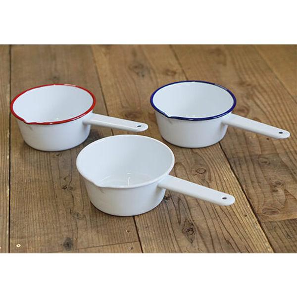 Rakuten - POSH LIVING ポッシュリビング POMEL ポメル ソースパン 片手鍋 ホーロー キッチン 調理器具 IH 直火対応 片手鍋 スープ ソース作り 味噌汁 煮物 茹で野菜 ミルク 離乳食 アウトドア インテリア