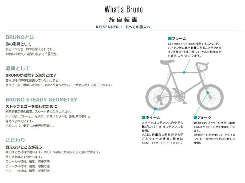 BRUNO(ブルーノ) MINIVELO 20 ROAD DROP 2025モデル 3