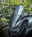 ヤマハ NMAX 155 2025 ウインドシールド 大型 クリオ スモーク ウインドスクリーン 風防 バイク 汎用 カウル 金具ビス付き イエロー 透明 クリア【取り寄せ】