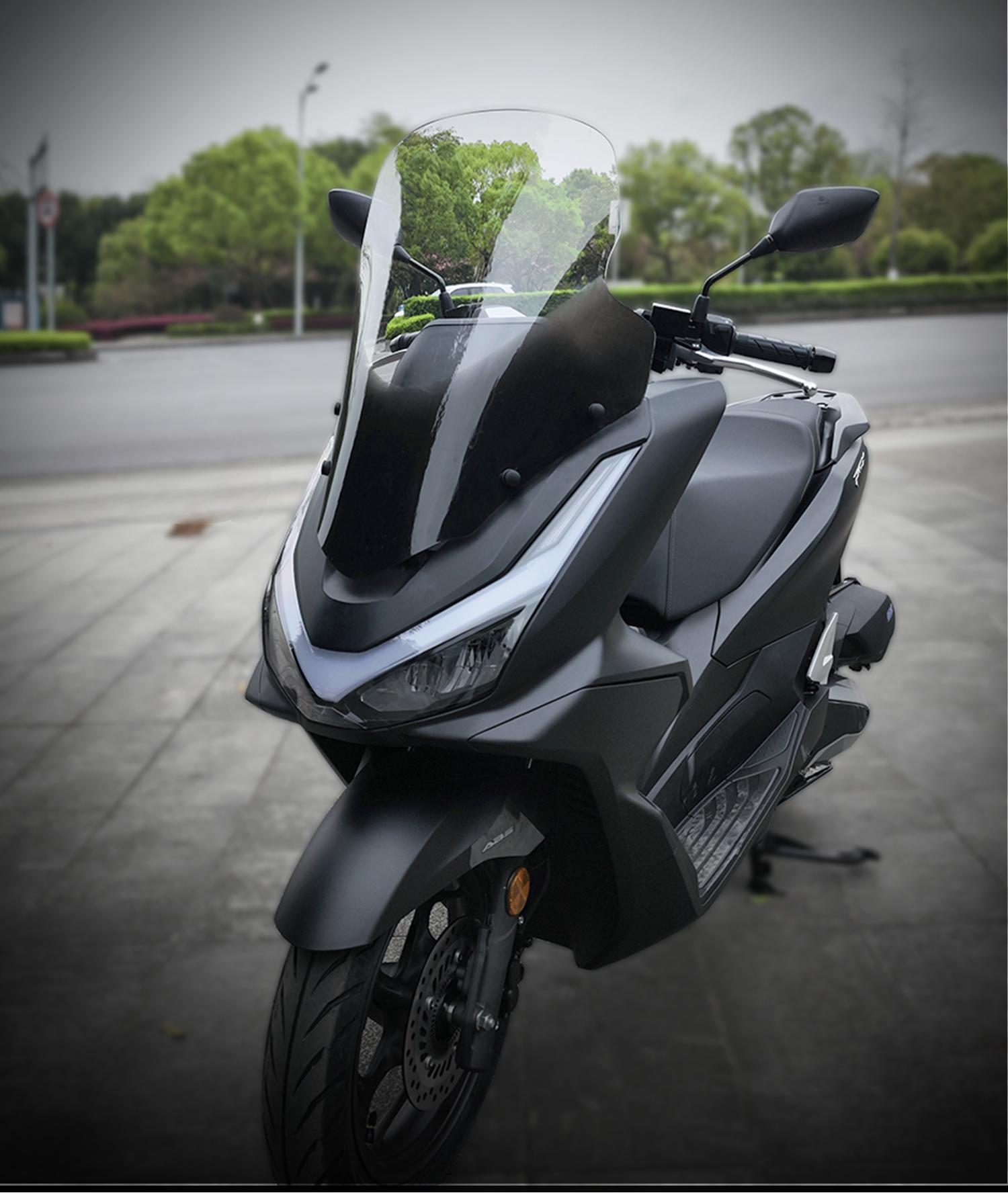 ホンダ PCX 160 2025 新型 ウインドシールド フロントグラス アップ 風防 バイク クリア スモーク オートバイ用 風防 バイクフロントガラス オートバイ 延長式 【取り寄せ】