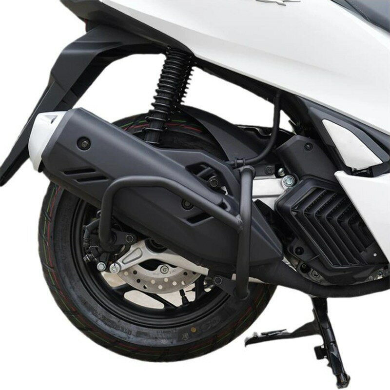 PCX 160 2021~2025 マフラーガード Pipe Cover 排気管 カバー パイプ プロテクター マフラーカバー スチール バフ仕上げ おしゃれ 保護 カスタム【取り寄せ】