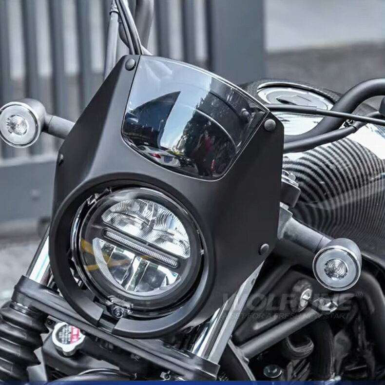 ホンダ CL250 CL500 ヘッドライトカバー/カウル 交換用 外装 バイクパーツ ドレスアップ ヘッドライトカバー カット メーターパネル用保護 【取り寄せ】