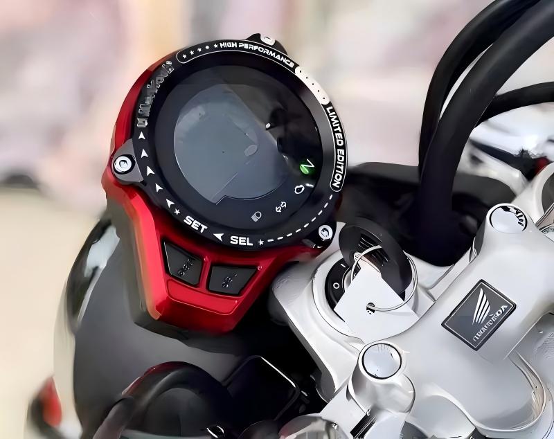 ホンダ ハンターカブ メーター保護 ガード リング カバー ダックス125 モンキー125 グロム 擦り傷防止 アルミ合金製 耐候性 丈夫 各色選択 装着簡単 カスタム スタイリッシュ 後付け感無い【取り寄せ】