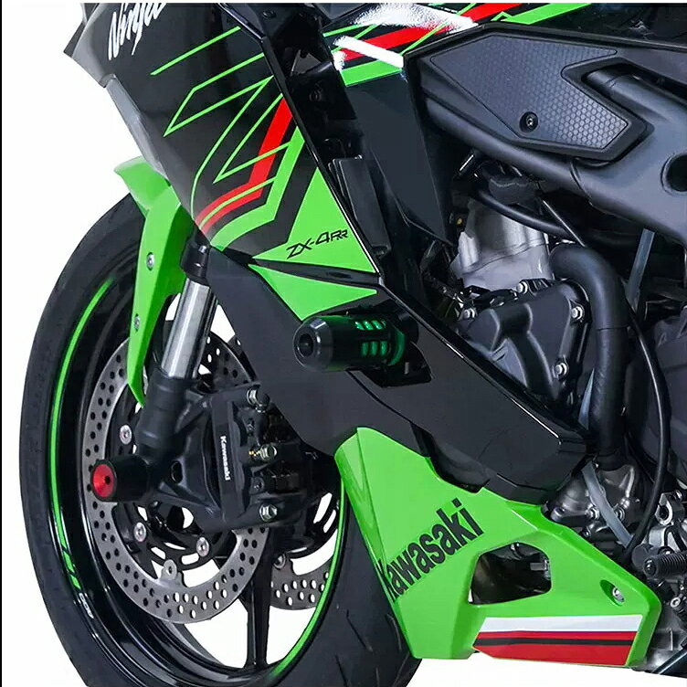 ニンジャZX-4RR ZX-4R SE フレームスライダー フレームガード スライダーボール バ...