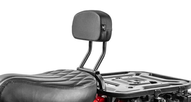 HI-LINE バイク バックレスト CT125ハンターカブ(JA55/JA65)専用 背もたれ 高さ調節可能 ソフトクッション 取り外し可能 カスタムパーツ 外装 バイク アクセサリー 日本語取扱説明書付き 取寄せ