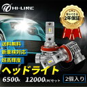 デリカ D:5 D：5 ヘッドライト バルブ H8 H9 H11 H16 HIR2 LEDバルブ 6500K 12V 対応 ファンレス ポン付け 車検対応 12000ルーメン 純正交換 車検対応 ホワイト 高輝度 2年保証 送料無料 トヨタ アクア プリウスも ニッサン