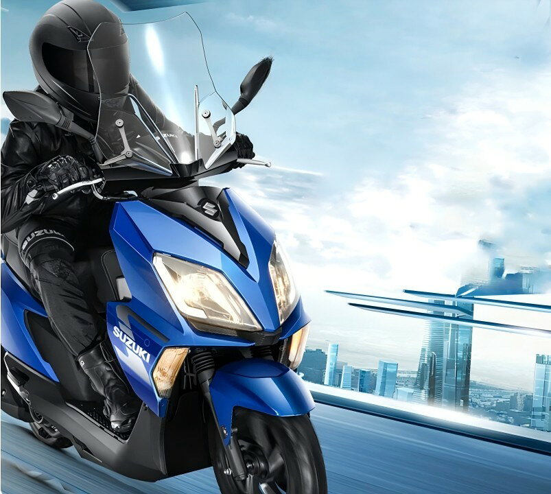 スズキ アドレス 125 LEAD 125 ウインドシールド フロントグラス 風防 35~45CM 延長 バイク クリア スモーク オートバイ用 風防 バイクフロントガラス オートバイ 延長式 取寄せ