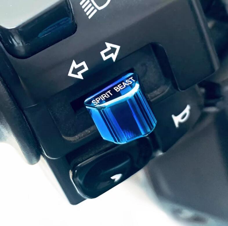 ホンダ クロスカブ ハンターカブ スーパーカブ オートバイ バイク ウインカー スイッチ スイッチユニット ボタン キャップ カバー アルミニウム 多色選択 取寄せ