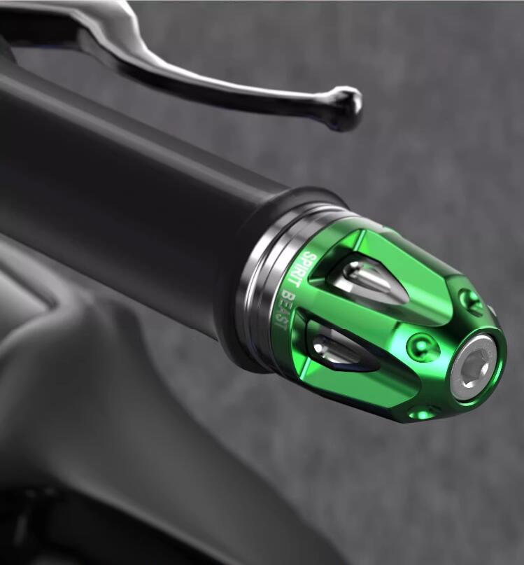 川崎 NINJA 400 クリアーバーエンド クリアバーエンドキャップ シルバー ブルー ブラック 2個 左右セット バーエンドキャップ 各色選択 ドレスアップ おしゃれ プロテクター ノーマルハンドル用 カワサキ