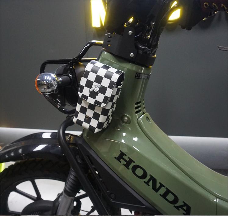 カブ クロスカブ 50 110 ハンターカブ CT125 ドリンクホルダー サドルバッグ 小銭入れ ドリンクカバー 貼り付け 簡単装着 便利グッズ バイク パーツ 取寄せ