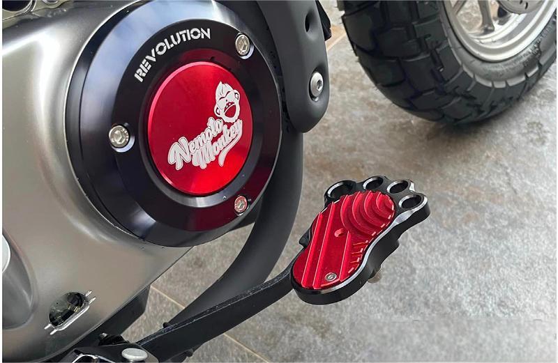 ホンダ モンキー 125 MONKEY キペダルカバー ブレーキペダル アクセサリー 操作しやすく ブレーキ ペダル 滑り止めペダル ブラック アルミ製 保護 丈夫 取寄せ