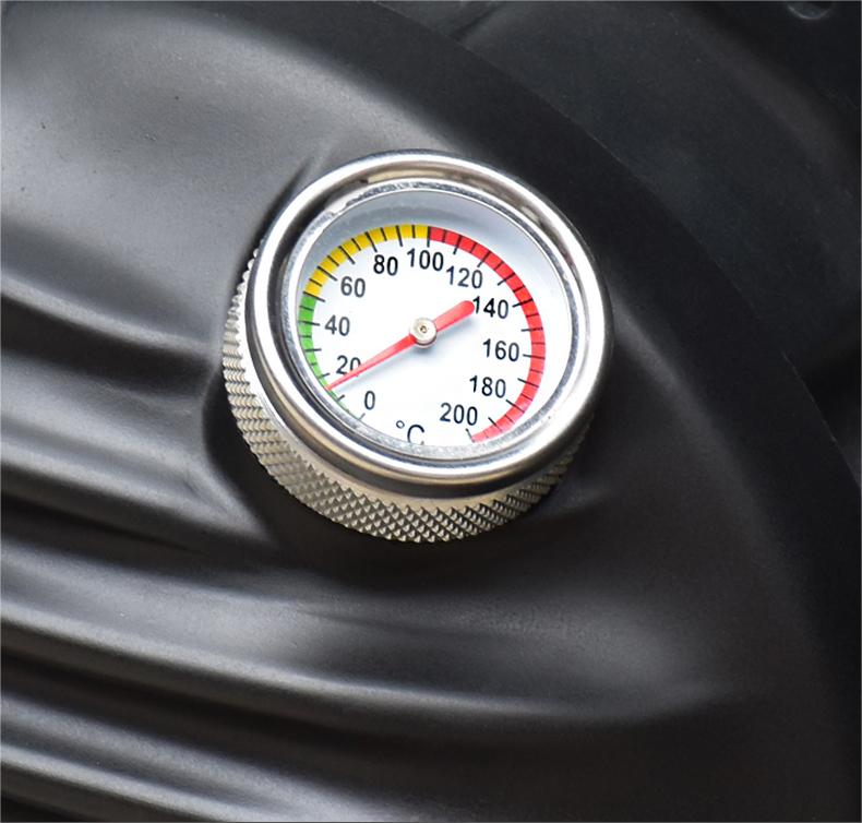 即納 ホンダ CL250 CL500 オイル温度計 水温計 油温計 温度ゲージ 0-200℃ 温度テスター メーター オイル 温度 測定 便利 おしゃれ ドレスアップ 温度測定 【短針】