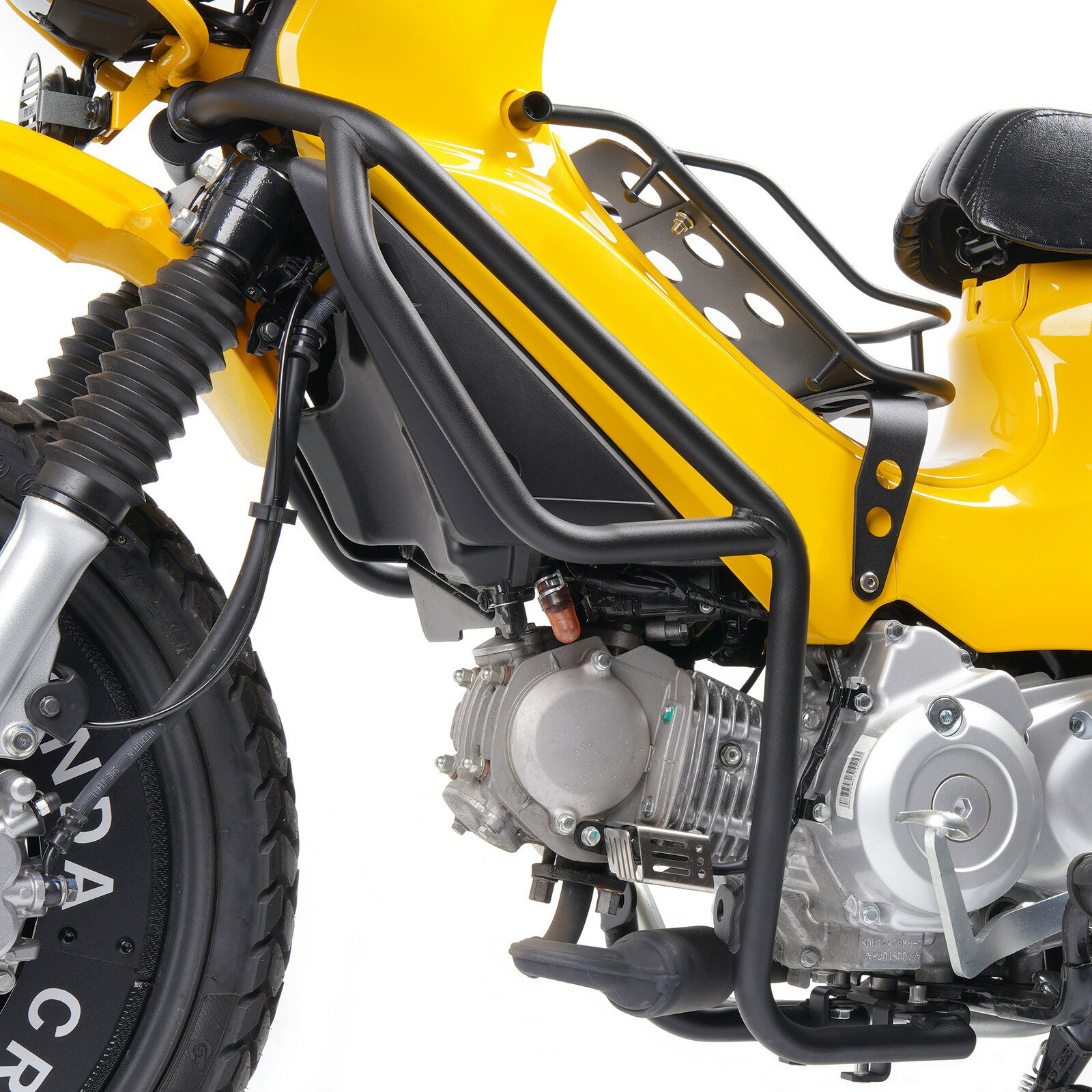 カブ クロスカブ CC110 アンダーフレームキット エンジンガードキット ブラック バイクパーツ カスタムパーツ 改造 オートバイ キャンプツーリング 保護 キット