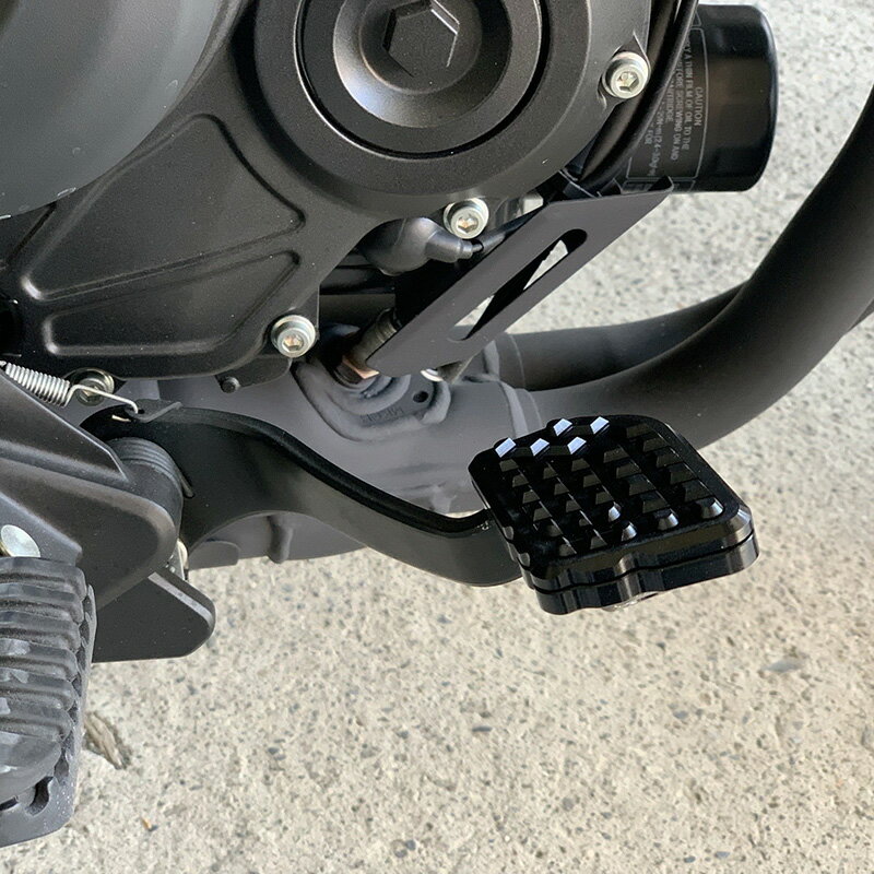 ホンダ レブル250 レブル500 ブレーキペダルカバー ギアレバー ペダル 滑り止め ブレーキ ペダルカバー アルミ合金製 耐候性 外装パーツ ドレスアップ 取寄せ