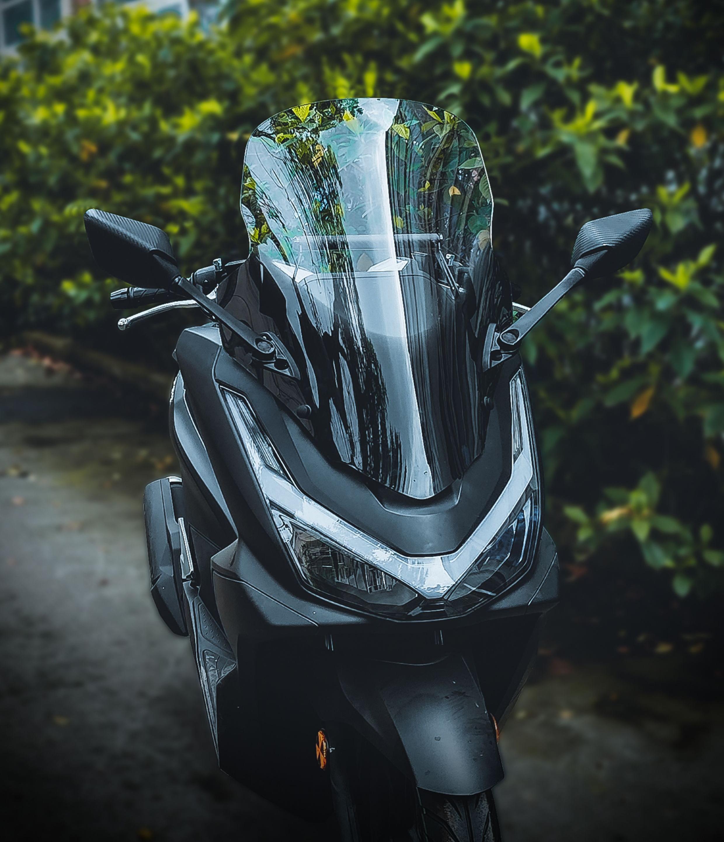 ホンダ PCX 160 2025 ウインドシールド フロントグラス アップ 風防 バイク クリア スモーク ハンドルブレース バイクフロントガラス オートバイ 延長式 取寄せ