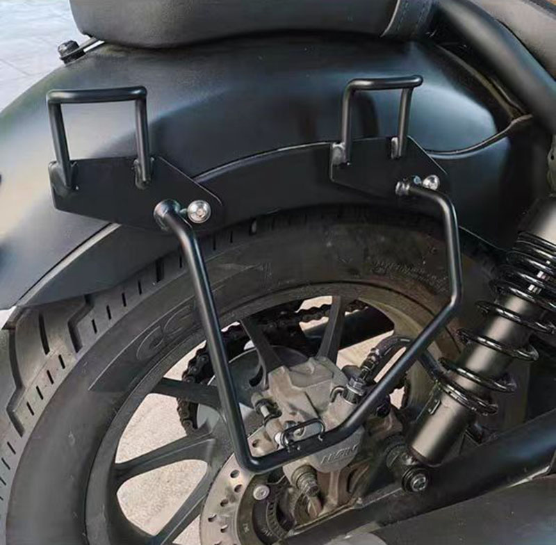 ホンダ レブル 250 500 1100 CL サイドラック サイドバッグサポート 荷物ラック バイクラック 左側 右側 荷物取付ブラケット サイドタイヤ擦れ防止ラック 取寄せ