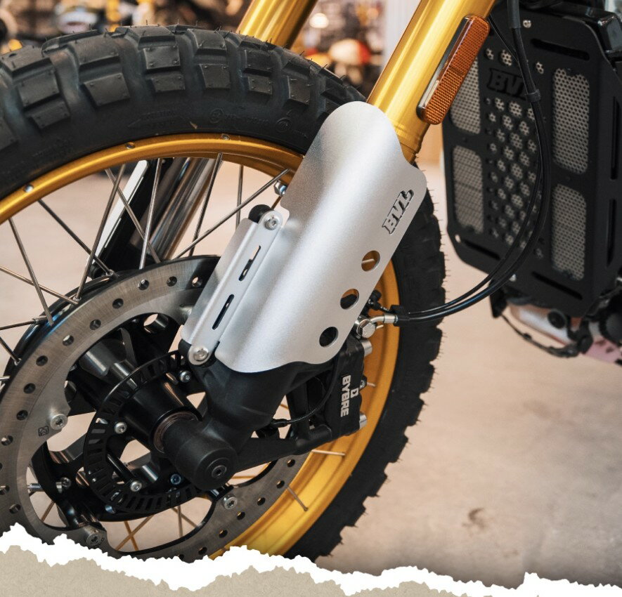 スクランブラー 400X キャリパー 保護 フロントフォークカバー オートバイ 前輪ディスク アルミニウム ..