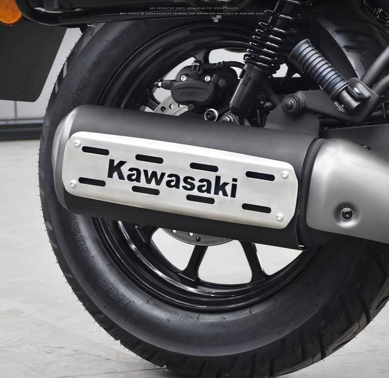 カワサキ エリミネーター 400/SE マフラーガード Pipe Cover 排気管 カバー ステインレス パイプ プロテクター マフラーカバー バフ仕上げ おしゃれ 保護 取寄せ