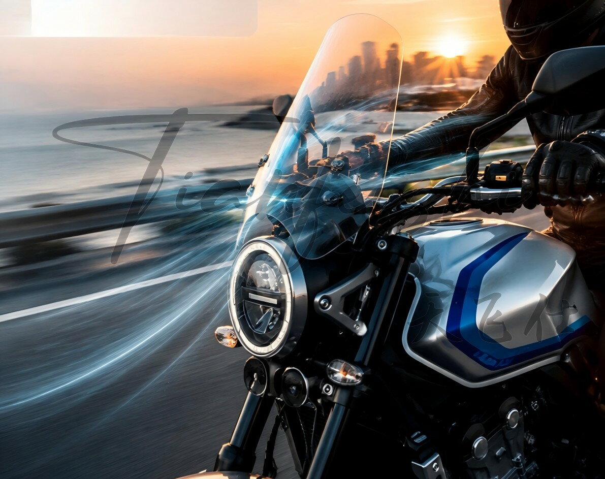 ホンダ CB500SF ウインドシールド 大型 クリオ スモーク 35CM 40CM 45CM 50CM ウインドスクリーン 風防 バイクカウル 金具ビス付き イエロー 透明 クリア 取寄せ