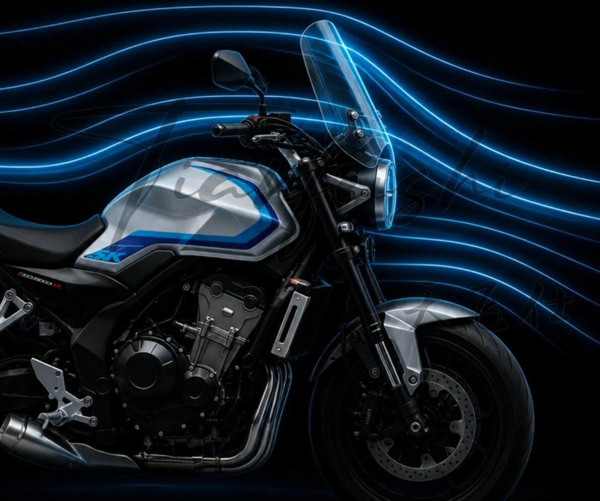 ホンダ CB500SF ウインドシールド 大型 クリオ スモーク 35CM 40CM 45CM 50CM ウインドスクリーン 風防 バイクカウル 金具ビス付き イエロー 透明 クリア 取寄せ