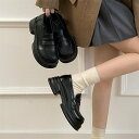 ローファー PU 靴 女の子 シューズ 厚底 ヒール 制服 通学 レディース 人気 可愛い 身長アップ 歩きやすい おしゃれ 女性 美脚 アンクルスト 旅行 通...