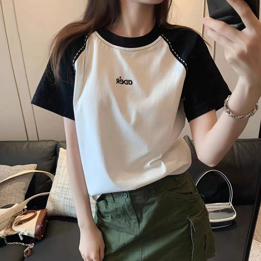 Rakuten - かわいい Tシャツ レディース 半袖 ファッション トップス 綿大きいサイズ 　透けない シンプル 着痩せ おしゃれ 日常 通勤 普段使い 通気 快適 春 夏 韓国ファッション 大人女子 20代 30代 40代 50代