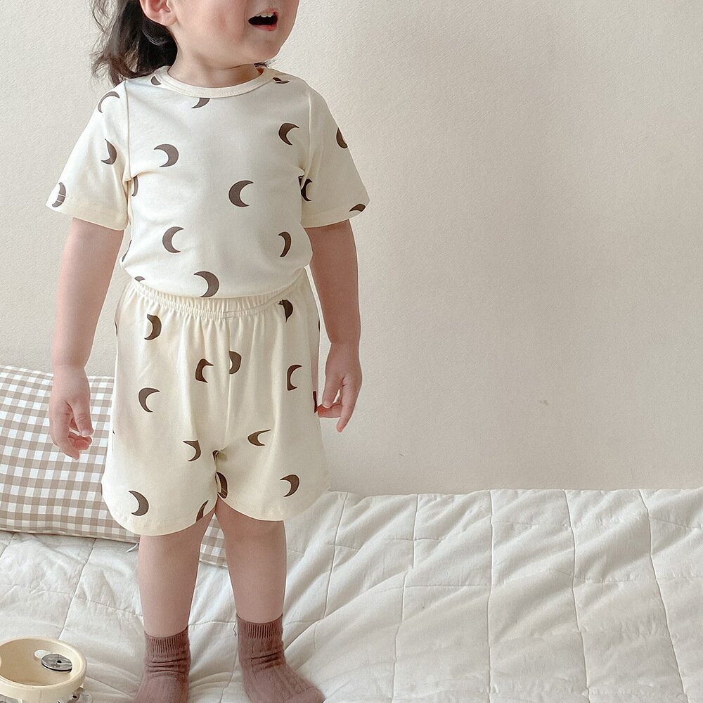 Rakuten - 子供 パジャマ キッズ 男の子 女の子 半袖 夏 綿 子供服 ルームウェア 上下セット 男女兼用 tシャツ ショートパンツ 可愛い 通気 柔らかい 部屋着 寝巻き