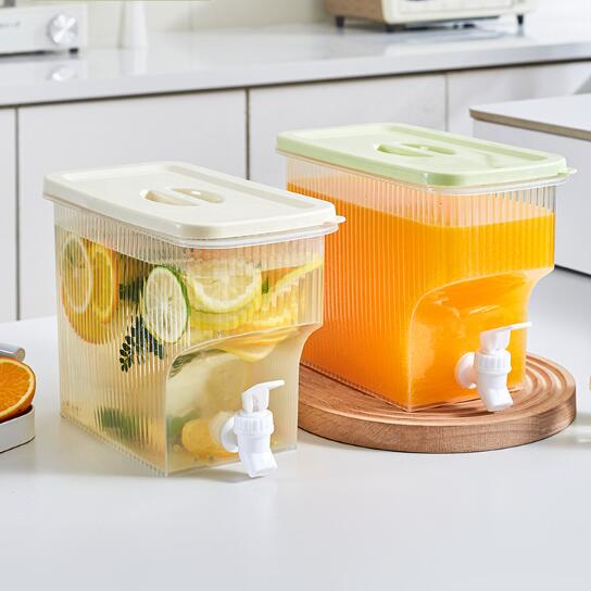 冷水筒 冷蔵庫 ポット 3.9L 蛇口付き 便利 大容量 麦茶ポット ティーポット 水タンク 飲料水バケット ..