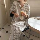 ワンピース レディース シャツワンピース ロングワンピース マキシワンピース ロングシャツ シャツドレス ブラウス 前開き 羽織り ストライプ ロング ミモレ丈 マキシ丈 長袖 カジュアル ゆったり 春夏秋冬 オシャレ Vネック ファッション
